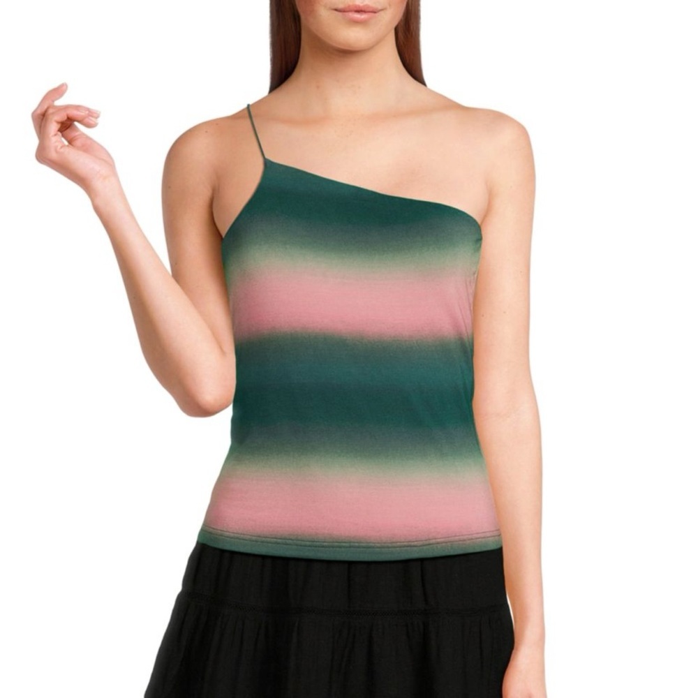 NWT Rails calypso one shoulder top in watermelon sz L